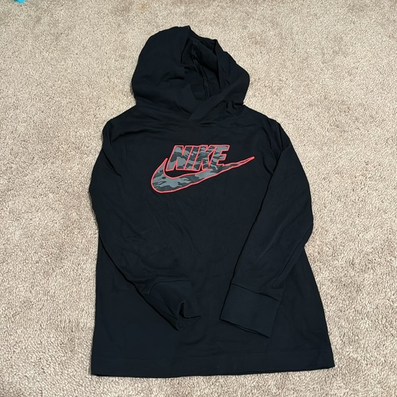 Little Boys Long Sleeve Hoodie Tee - Picture 2 of 4